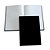 ELVE Registre toilé folioté, format 36 x 23 cm. 300 pages quadrillé 5/5. Coloris Noir - 1