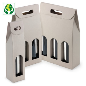 Emballage micro-cannelure pour bouteilles "Horizon" Emballage micro-cannelure pour bouteilles "Horizon"