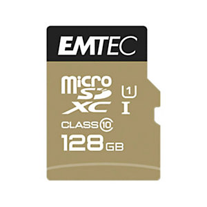 EMTEC Gold+ - scheda di memoria flash - 128 GB - UHS-I SDXC