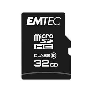 Emtec - Micro SDHC Class 10 Classic - ECMSDM32GHC10CG - 32GB Emtec - Micro SDHC Class 10 Classic - ECMSDM32GHC10CG - 32GB