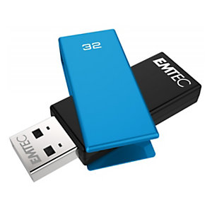 EMTEC Pen drive C350 Brick, USB 2.0, Capacità 32 GB, Blu