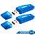 EMTEC Pen Drive USB 2.0 C410, 32 GB, Blu, Offerta Risparmio 1+1 - 1