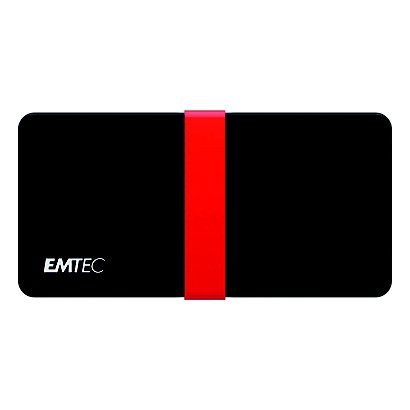 EMTEC X200 Power Plus - Disque SSD portable - 1 To - USB-C 3.1 Gen 1 - Noir - 1