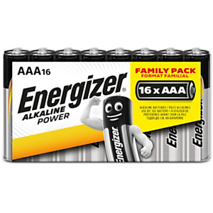 Energizer Alkaline Power Pilas alcalinas AAA/LR03 1,5 V, no recargables, paquete de 16 Energizer Alkaline Power Pilas alcalinas AAA/LR03 1,5 V, no recargables, paquete de 16