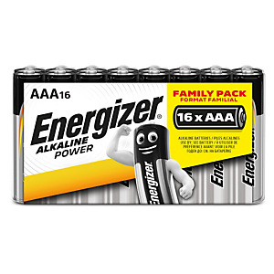 Energizer Batterie alcaline non ricaricabili classiche AAA/LR03 Confezione da 16 Energizer Batterie alcaline non ricaricabili classiche AAA/LR03 Confezione da 16