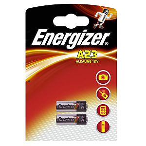 Energizer Batterie non ricaricabili Alcaline A23/E23A, Confezione da 2 (confezione 2 pezzi) Energizer Batterie non ricaricabili Alcaline A23/E23A, Confezione da 2 (confezione 2 pezzi)