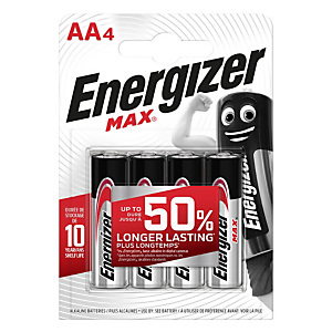 Energizer Pila alcalina Max, Stilo AA, 1,5 Volt (confezione 4 pezzi) Energizer Pila alcalina Max, Stilo AA, 1,5 Volt (confezione 4 pezzi)