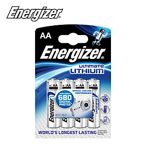 ENERGIZER Pila Litio Ultimate Lithium, Stilo AA, 1,5 V (confezione 4 pezzi) ENERGIZER Pila Litio Ultimate Lithium, Stilo AA, 1,5 V (confezione 4 pezzi)