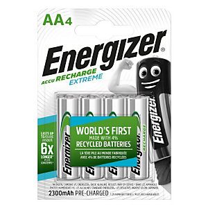 Energizer Pila Recargable Extreme AA/NH15 Pack 4 unid