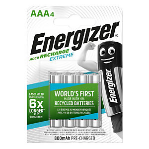 Energizer Pila recargable Extreme AAA/NH12 Pack 4 unid