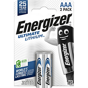 Energizer Pile AAA / LR3 Ultimate Lithium - Lot de 2
