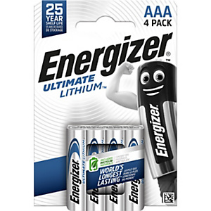 Energizer Pile AAA / LR3 Ultimate Lithium - Lot de 4