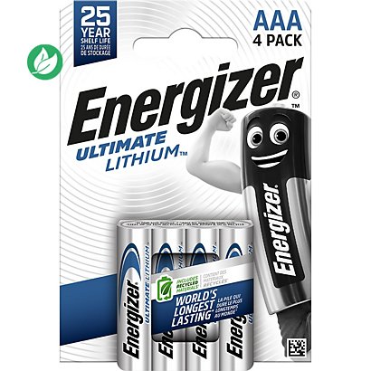 Energizer Pile AAA / LR3 Ultimate Lithium - Lot de 4 - 1