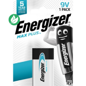 Energizer Pile alcaline 9V / 6LR61 Max Plus Energizer Pile alcaline 9V / 6LR61 Max Plus