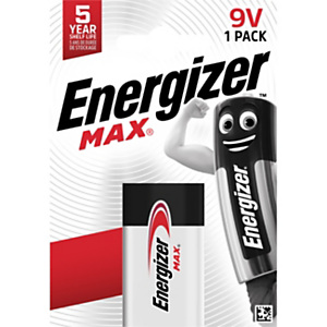 Energizer Pile alcaline 9V Max Energizer Pile alcaline 9V Max