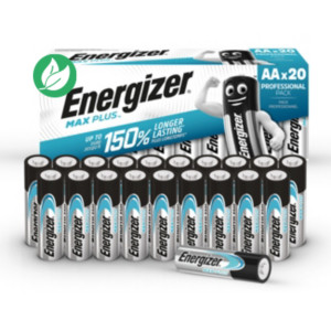 Energizer Pile alcaline AA / LR6 Max Plus - Lot de 20 Energizer Pile alcaline AA / LR6 Max Plus - Lot de 20