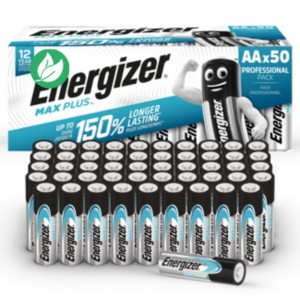 Energizer Pile alcaline AA / LR6 Max Plus -  Lot de 50 Energizer Pile alcaline AA / LR6 Max Plus -  Lot de 50