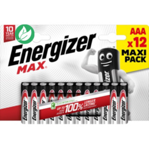 Energizer Pile alcaline AAA / LR3 Max - Lot de 12