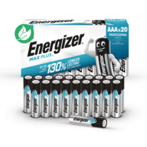 Energizer Pile alcaline AAA / LR3 Max Plus - Lot de 20 Energizer Pile alcaline AAA / LR3 Max Plus - Lot de 20