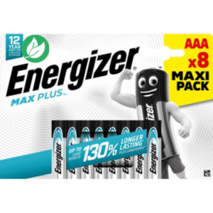 Energizer Pile alcaline AAA / LR3 Max Plus - Lot de 8