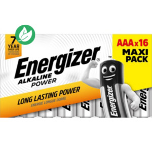 Energizer Pile alcaline AAA / LR3 Power - Lot de 16