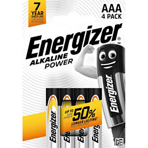 Energizer Pile alcaline AAA / LR3 Power - Lot de 4