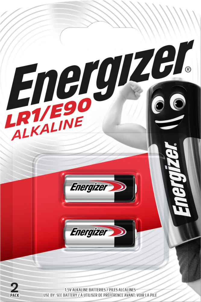 Energizer Pile alcaline LR1 / E90 - Lot de 2