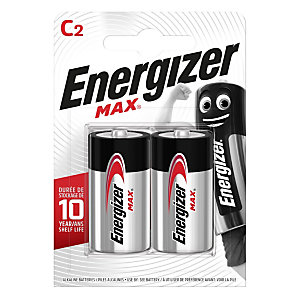 Energizer Pile alcaline C / LR14 Max - Lot de 2