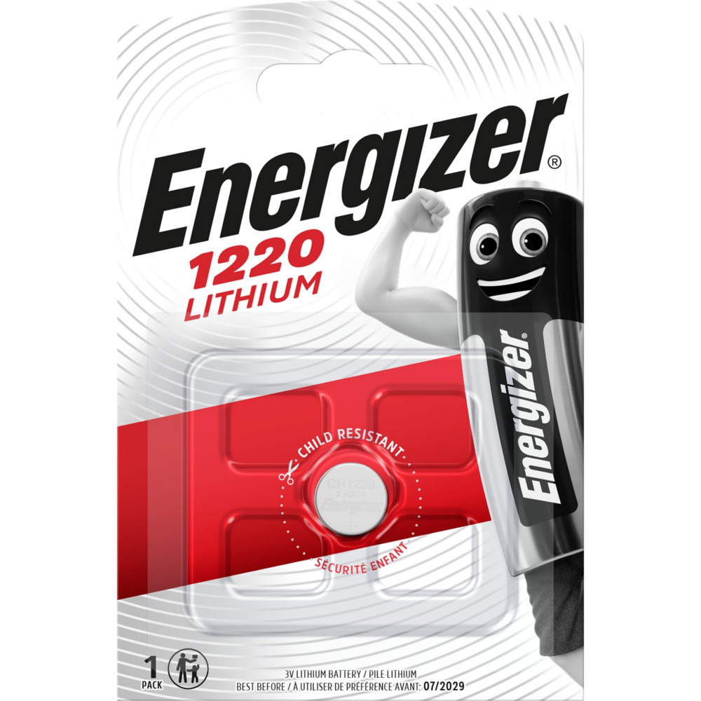 Energizer Pile bouton Lithium CR 1220
