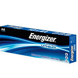 Energizer Ultimate Lithium Pilas de litio AA/LR06 1,5 V, 2000 mAh, no recargables, paquete de 10 Energizer Ultimate Lithium Pilas de litio AA/LR06 1,5 V, 2000 mAh, no recargables, paquete de 10