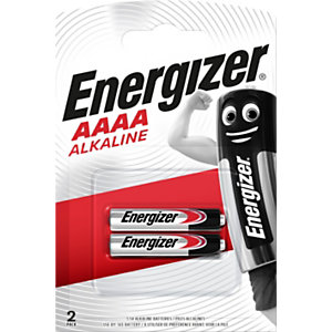 Energizer Ultra+ Alkaline Pilas alcalinas AAAA/LR61 1,5 V, 625 mAh, no recargables, blíster de 2