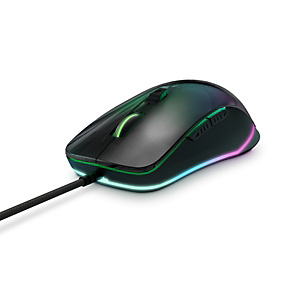 Energy Sistem ESG M3 Neon, mano derecha, Óptico, USB tipo A, 7200 DPI, Negro 452125 Energy Sistem ESG M3 Neon, mano derecha, Óptico, USB tipo A, 7200 DPI, Negro 452125