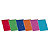 ENRI Bloc con tapa, 12º, cuadriculado, 80 hojas, cubierta cartón plastificado, colores surtidos - 1