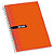 ENRI Cuaderno, 4º, rayado, 80 hojas, cubierta blanda cartón, colores surtidos - 1