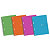ENRI Cuaderno, A5+, cuadriculado, 140 hojas, cubierta dura cartón, colores surtidos - 1