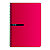 ENRI Status Cuaderno, Folio, cuadriculado, 100 hojas, cubierta dura cartón, rojo - 1