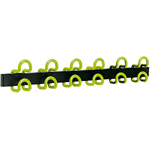 Ensemble 6 bi-patères, coloris vert anis Ensemble 6 bi-patères, coloris vert anis