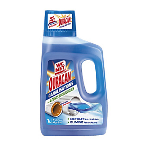 Entretien canalisation WC Net Ouragan fraîcheur marine 1 L Entretien canalisation WC Net Ouragan fraîcheur marine 1 L