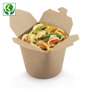 Envase de cartón kraft para pasta o noodles Envase de cartón kraft para pasta o noodles
