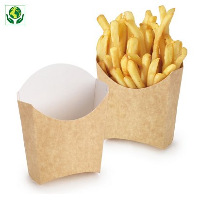 Envase de cartón para patatas fritas