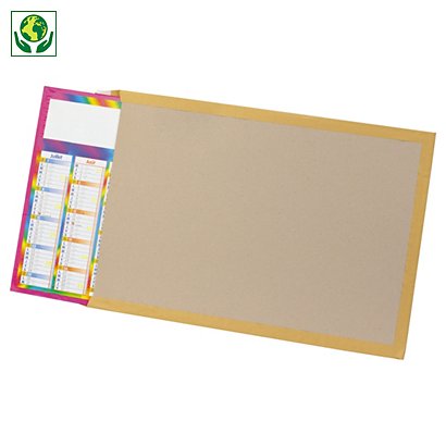Envelope kraft com dorso em cartão 32x43 cm - 1