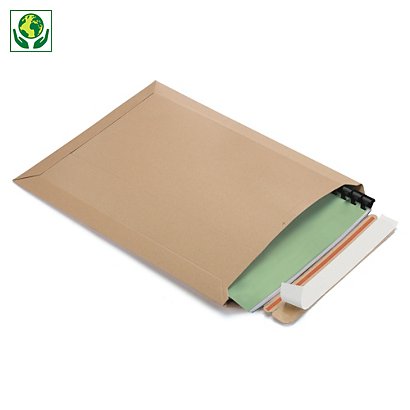 Envelope Lightbag castanho 21,3x26,8 cm - 1
