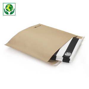 Envelope papel kraft com fecho adesivo