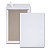 Enveloppe blanche C4 229 x 324 mm 120g sans fenêtre dos kraft fermeture auto-adhésive - Boîte de 100 - 1