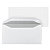Enveloppe blanche C4 324 x 229 mm 90g pour mise sous pli automatique avec fenêtre fermeture gommée - Boîte de 250 - 1