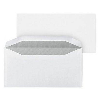 Enveloppe blanche C4 324 x 229 mm 90g pour mise sous pli automatique avec fenêtre fermeture gommée - Boîte de 250