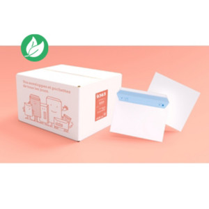 Enveloppe blanche C5 162 x 229 mm 80g sans fenêtre - autocollante bande protectrice - Lot de 500 Enveloppe blanche C5 162 x 229 mm 80g sans fenêtre - autocollante bande protectrice - Lot de 500