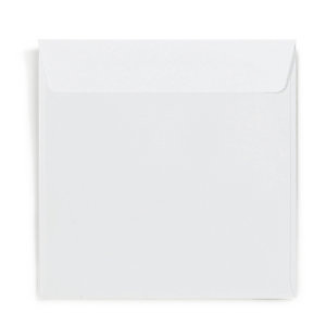 Enveloppe carrée blanche papier vélin 125 x 125 mm 120g sans fenêtre fermeture auto-adhésive - Boîte de 250 Enveloppe carrée blanche papier vélin 125 x 125 mm 120g sans fenêtre fermeture auto-adhésive - Boîte de 250
