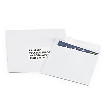 Enveloppe carrée blanche papier vélin 150 x 150 mm120g sans fenêtre fermeture  auto-adhésive - Boîte de 250 - Enveloppes spécifiques, Chronopost