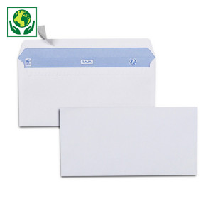 Enveloppe commerciale blanche qualité 100 g/m² RAJA